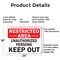 Signmission Restricted Area Unauthorized People Keep Out OSHA ANSI Sign, Aluminum, 24in W x 18in L, 2PK OS-2PACK-MISC-A-1824-L-19512 - alternate 2
